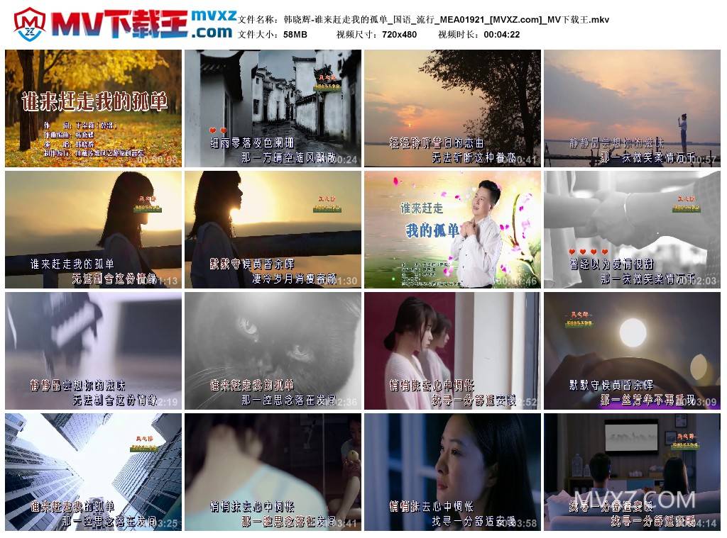 韩晓辉-谁来赶走我的孤单_国语_流行_MEA01921